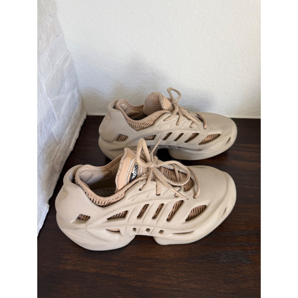 Adidas AdiFOM Q Wonder White Beige Sneakers Mens 5 Womens 6.5